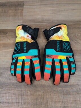 Vintage Grenade Snowboard Gloves Small